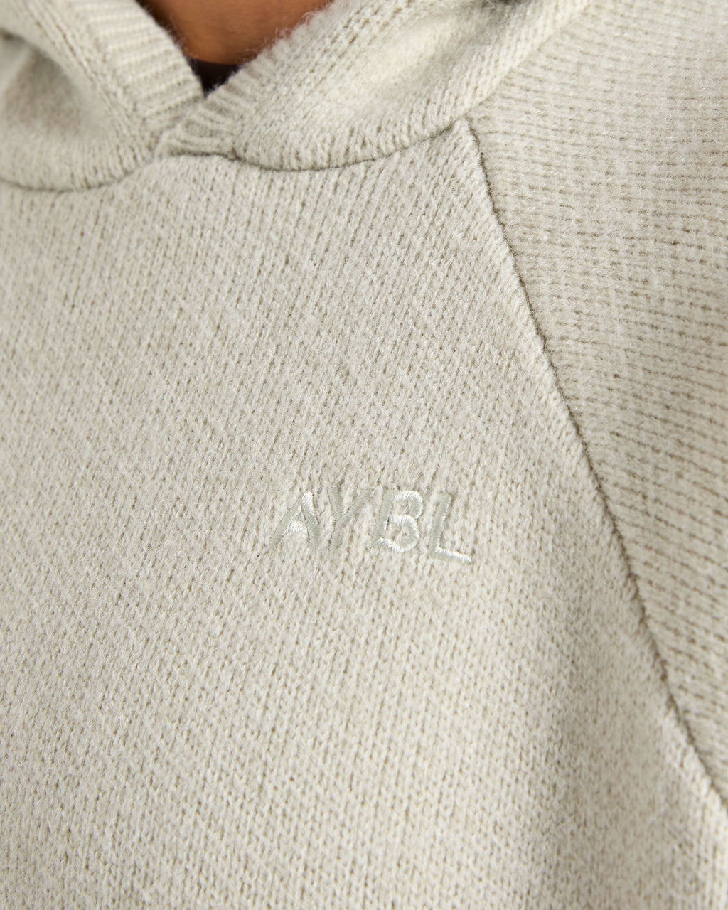 Soft Oversized Knitted Hoodie - Seasalt