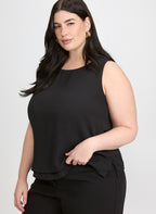 Layered Sleeveless Blouse