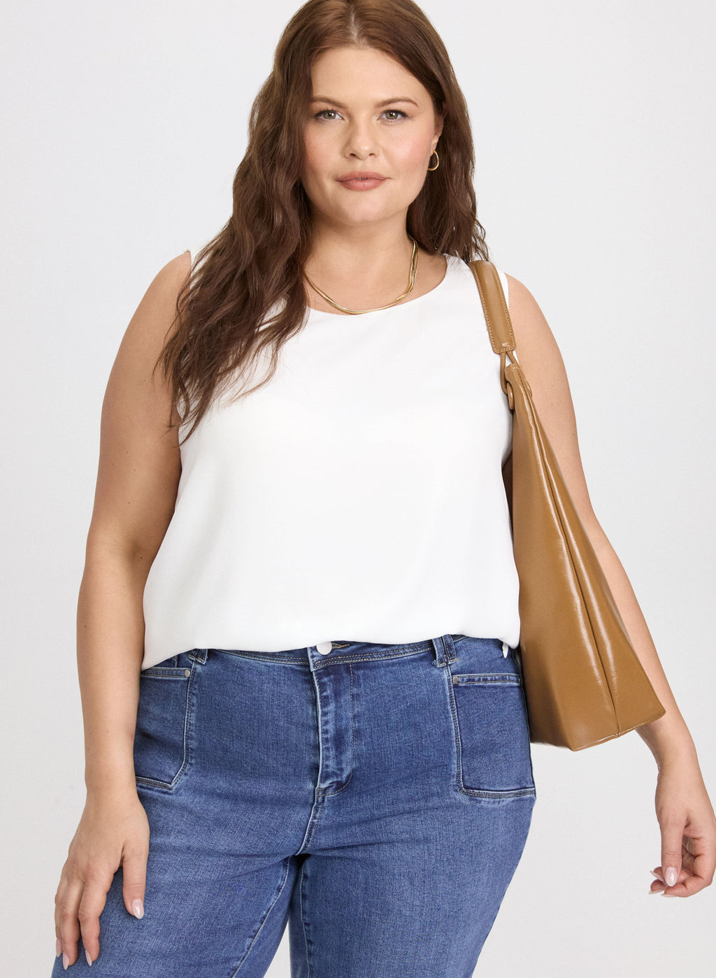 Layered Sleeveless Blouse