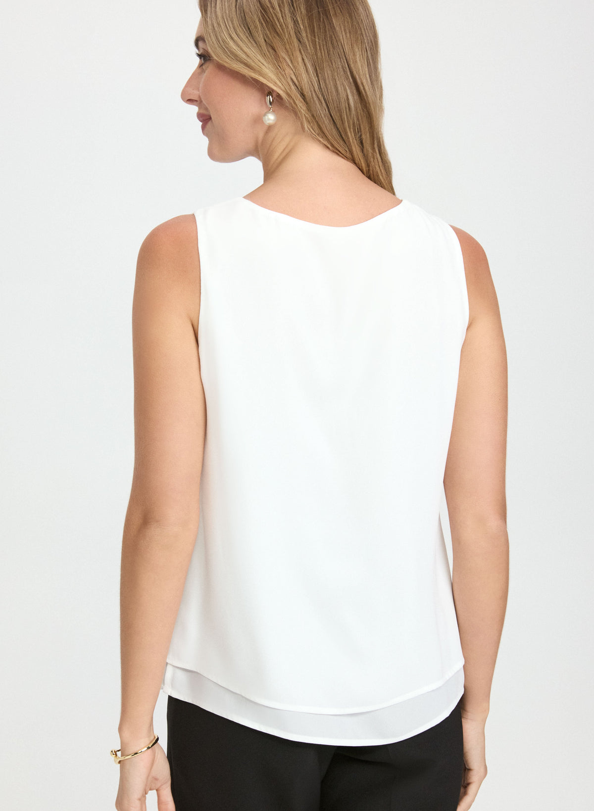 Layered Sleeveless Blouse