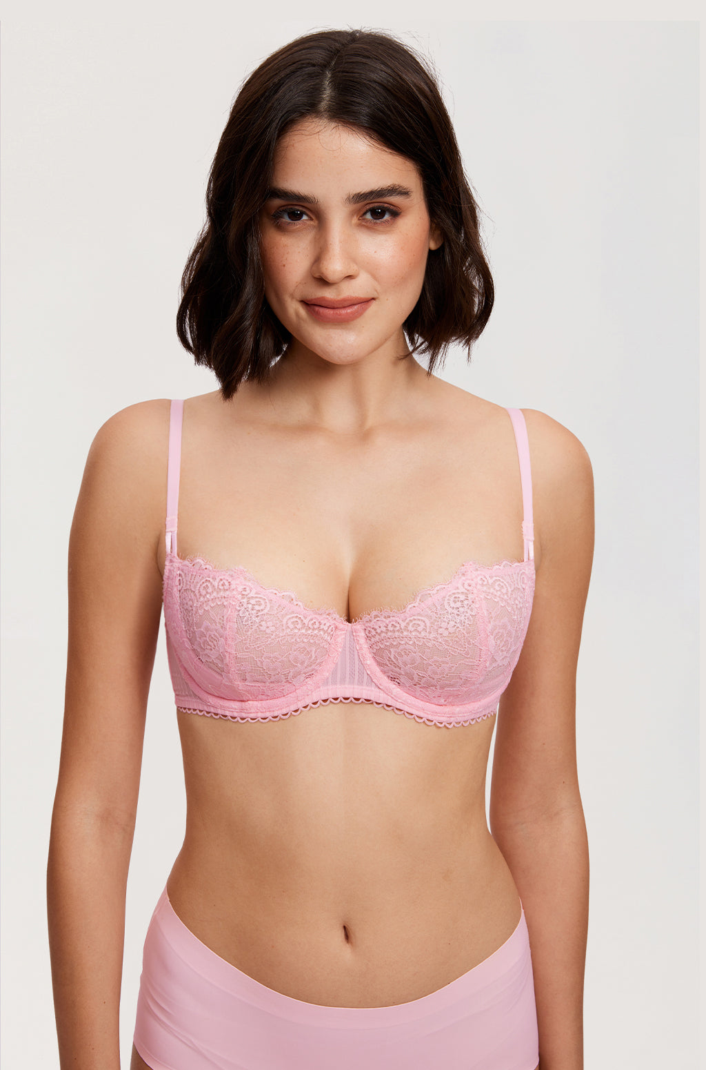 Lace Balconette Underwire Bra