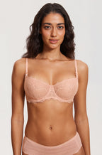 Eyelash Lace Balconette Bra