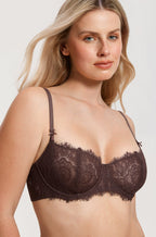 Eyelash Lace Balconette Bra