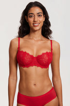 Eyelash Lace Balconette Bra