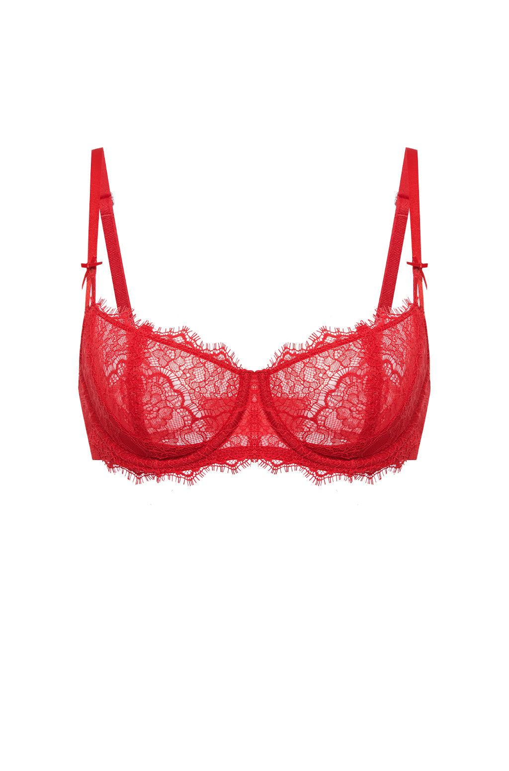 Eyelash Lace Balconette Bra