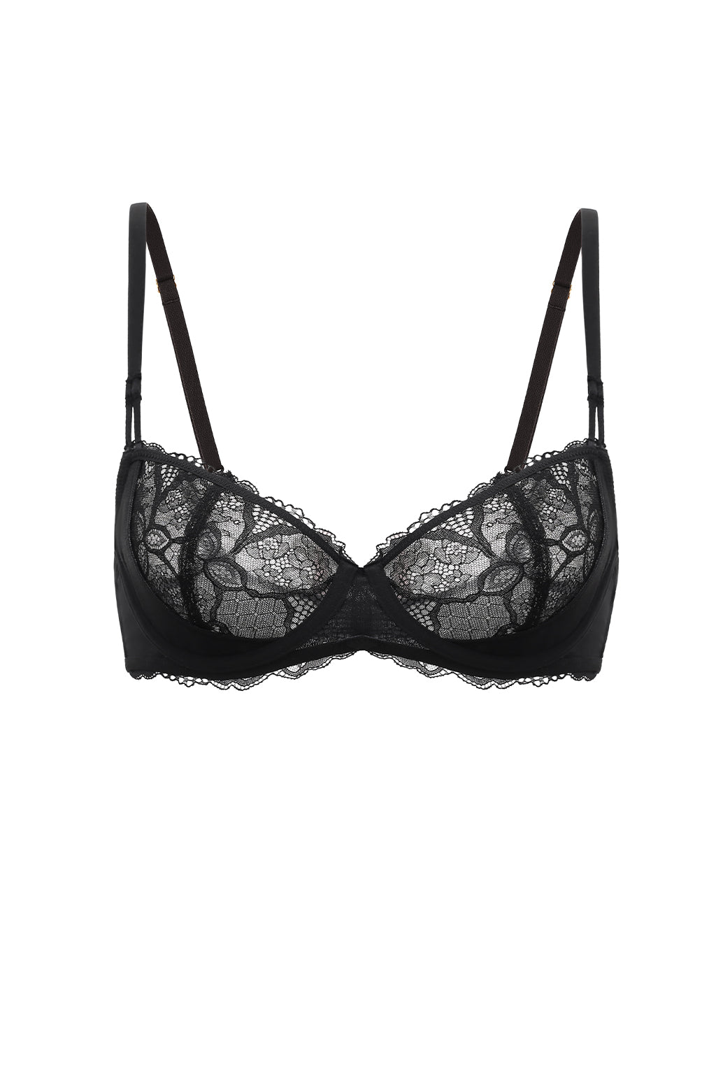 Floral Lace Balconette Bra