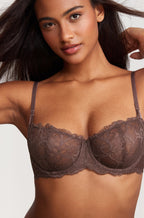 Floral Lace Balconette Bra