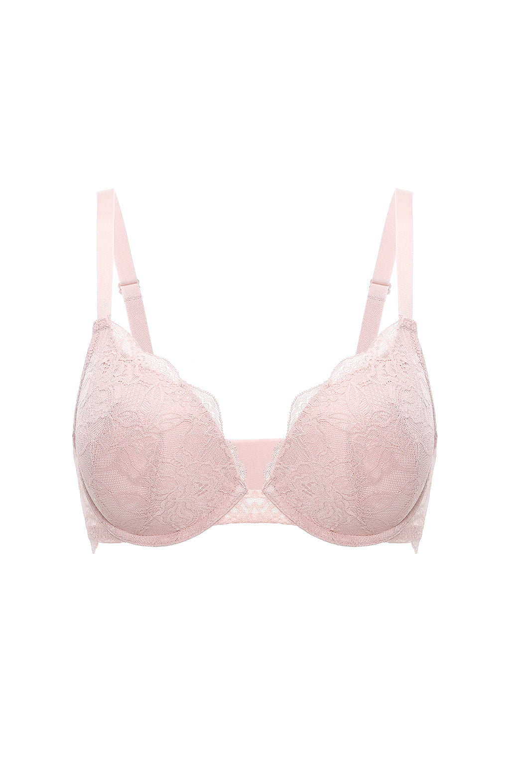 Lacy Plunge Push Up Bra