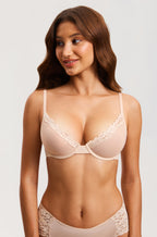 Lacy Mesh Demi Bra