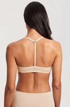 Lacy Mesh Front Closure Bra