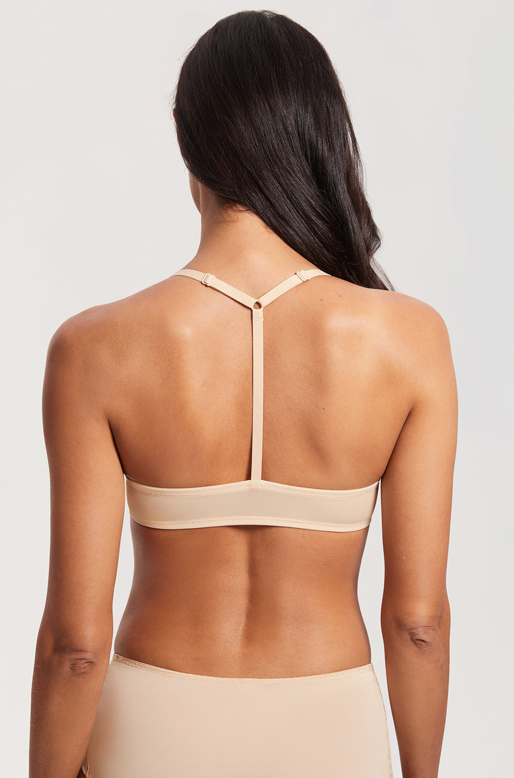 Lacy Mesh Front Closure Bra