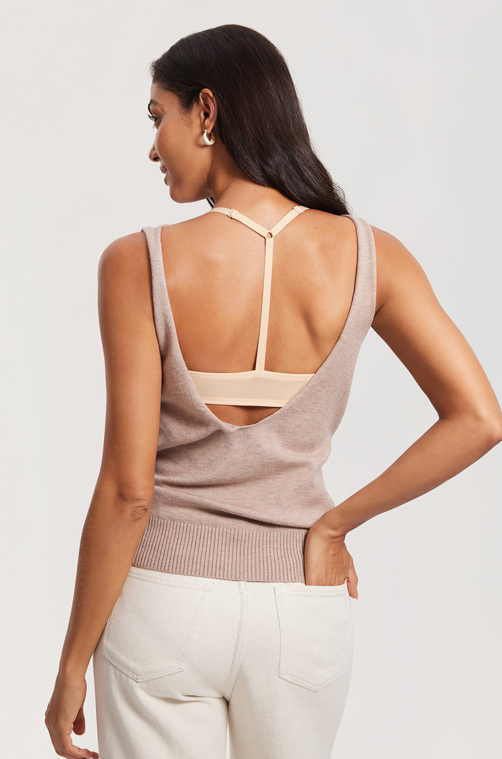 Lacy Mesh Front Closure Bra
