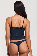 Lace V Neck Double Lined Camisole Top