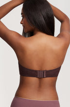 Floral Lace Strapless Bra