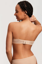Eyelash Lace Strapless Bra