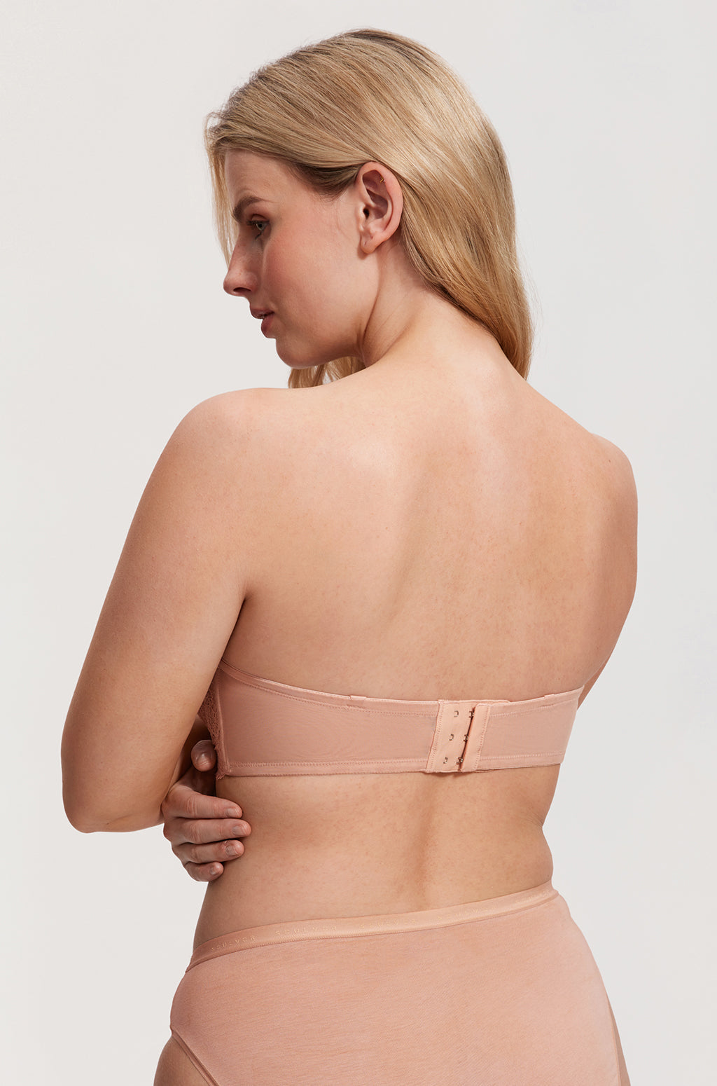 Eyelash Lace Strapless Bra