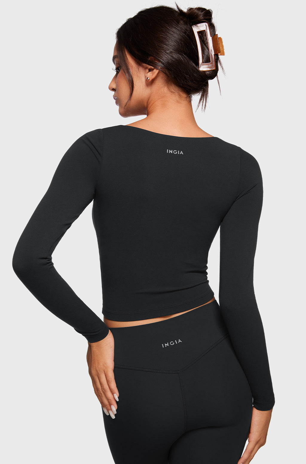 V-Neck Long Sleeve Tops