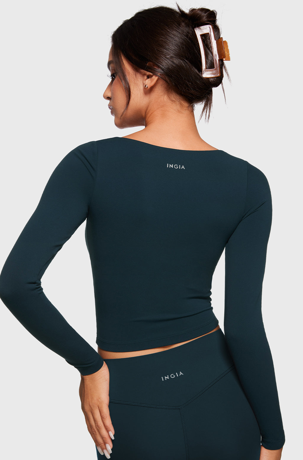 V-Neck Long Sleeve Tops