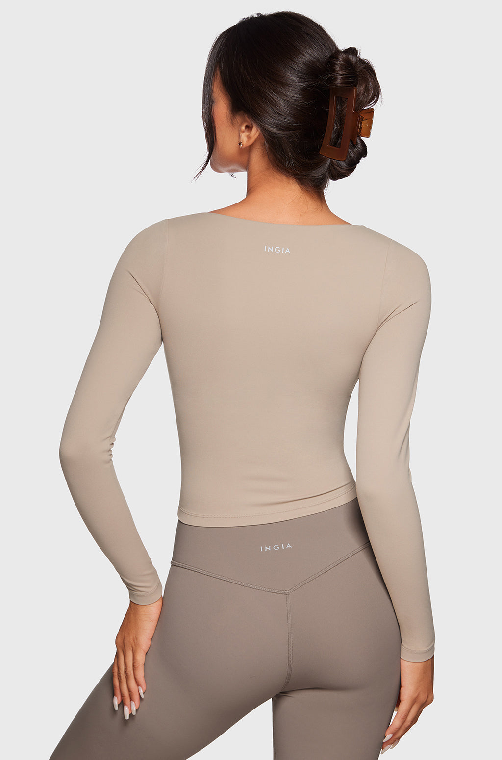 V-Neck Long Sleeve Tops