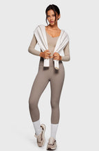 V-Neck Long Sleeve Tops
