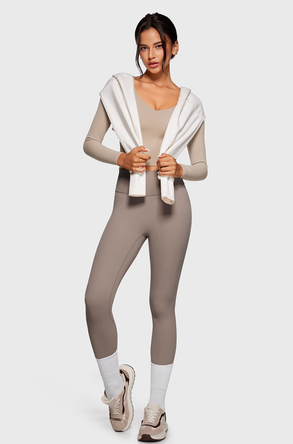 V-Neck Long Sleeve Tops