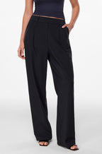 Wide Leg High Waisted Business Pants