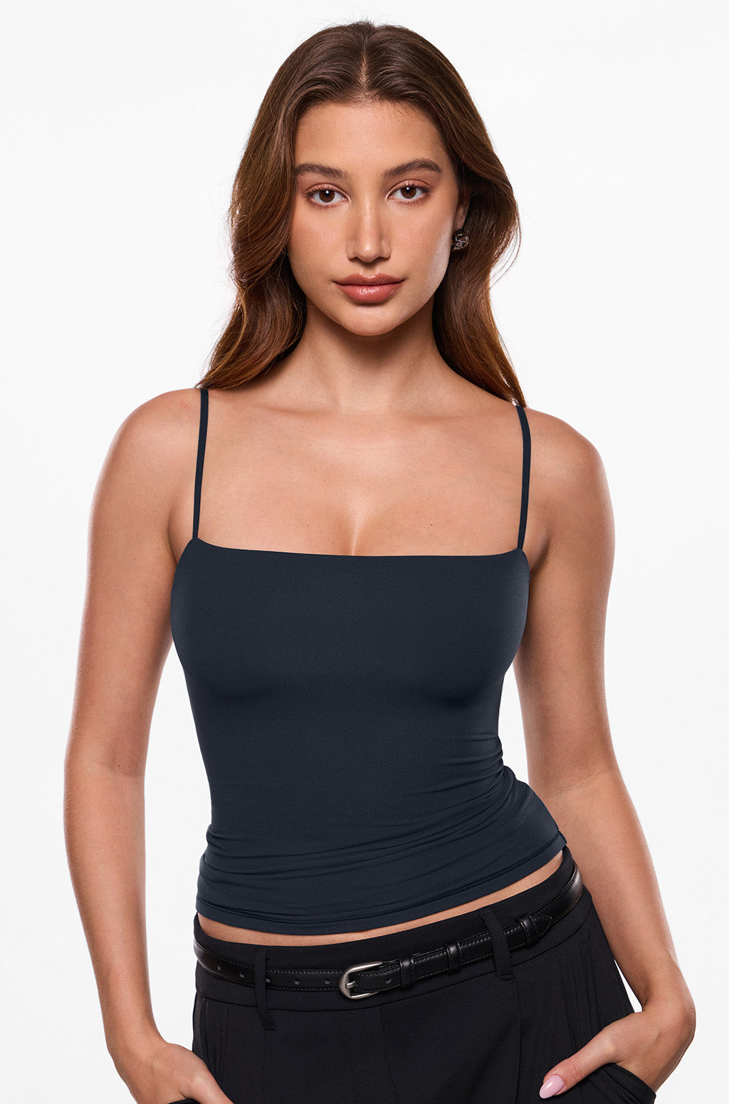 Inbarely® Soft Adjustable Double Lined Crop Camis