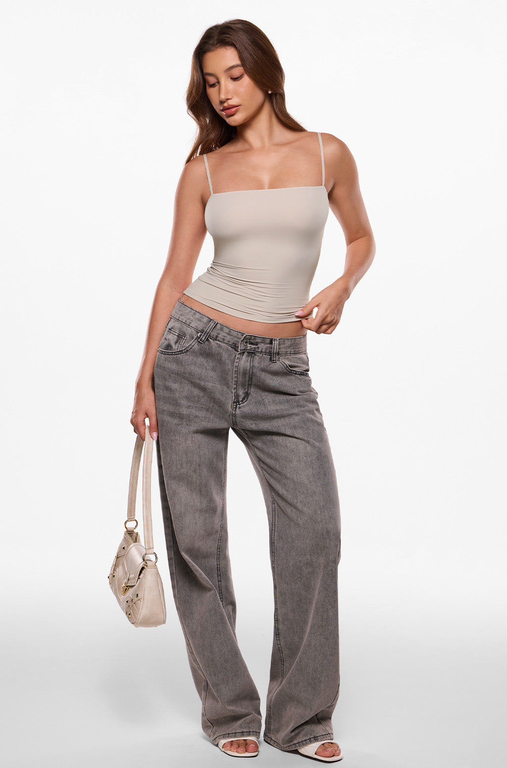 Inbarely® Soft Adjustable Double Lined Crop Camis