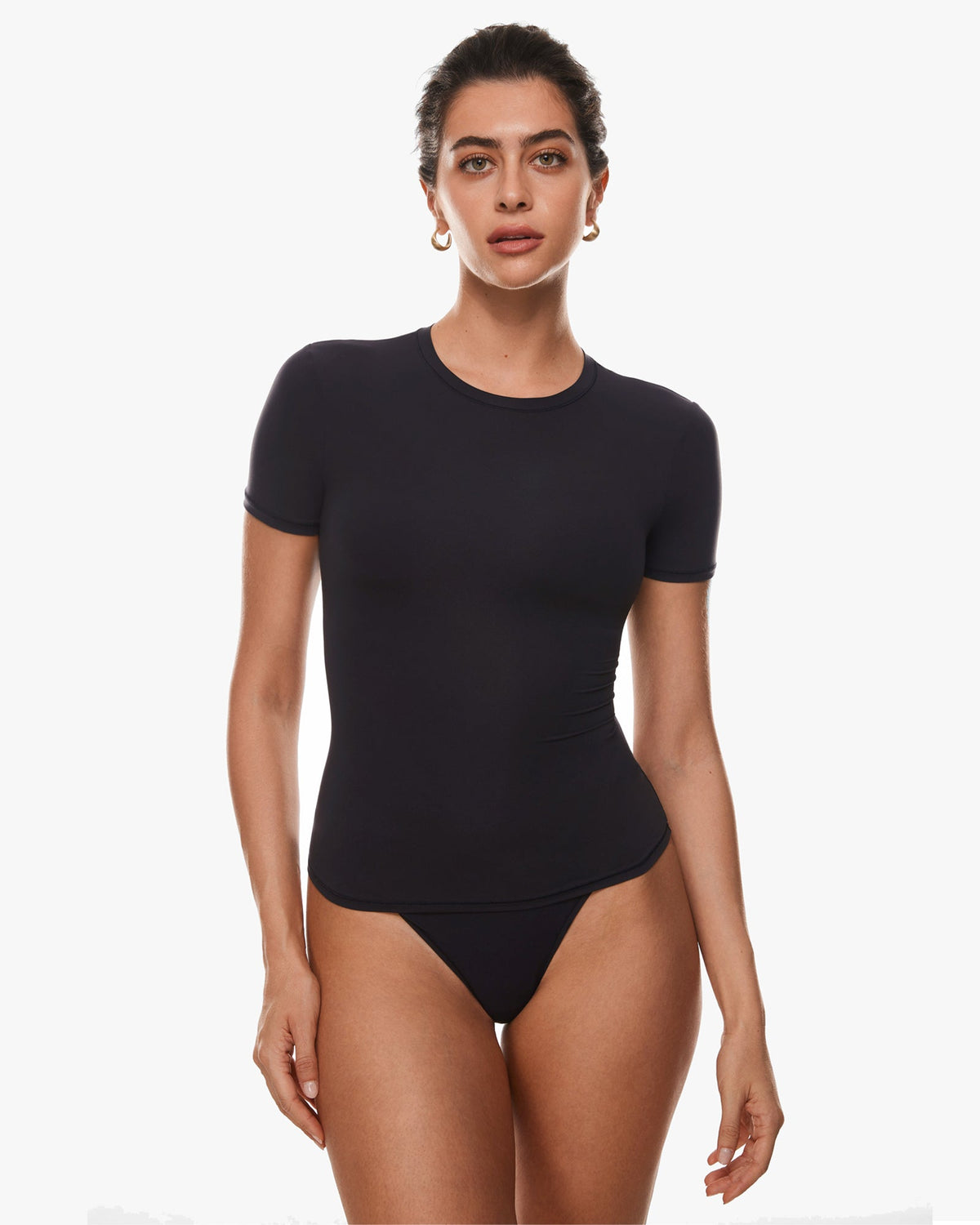Inbarely® Soft Short Sleeve Top - Single Layer