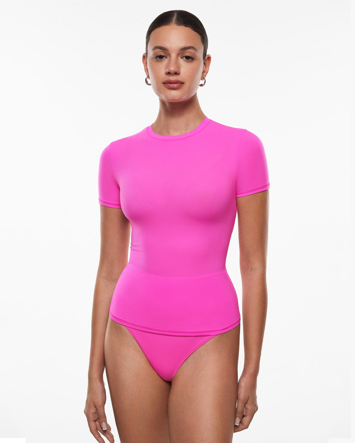 Inbarely® Soft Short Sleeve Top - Single Layer
