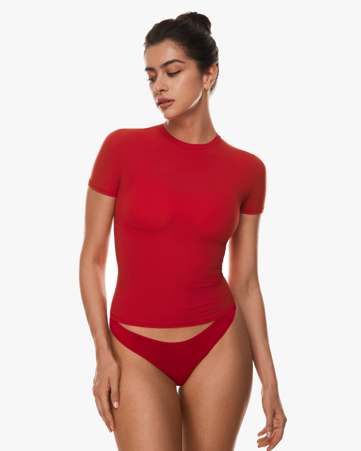 Inbarely® Soft Short Sleeve Top - Single Layer