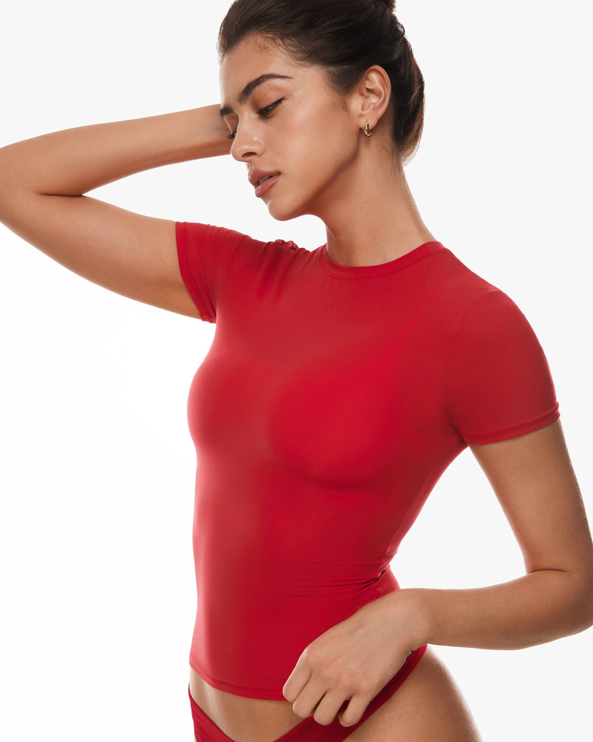 Inbarely® Soft Short Sleeve Top - Single Layer