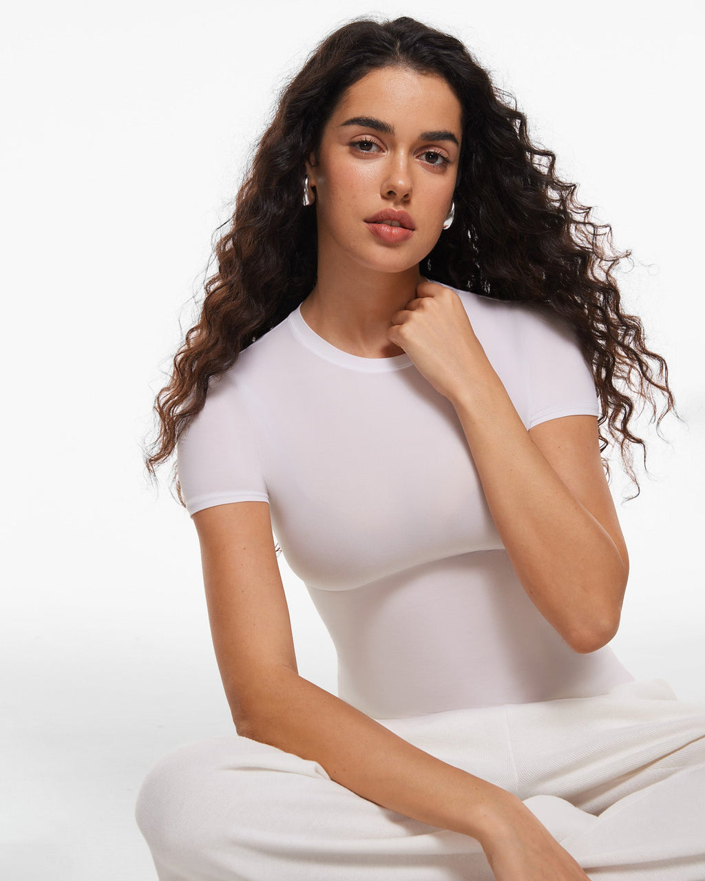 Inbarely® Soft Short Sleeve Top - Single Layer