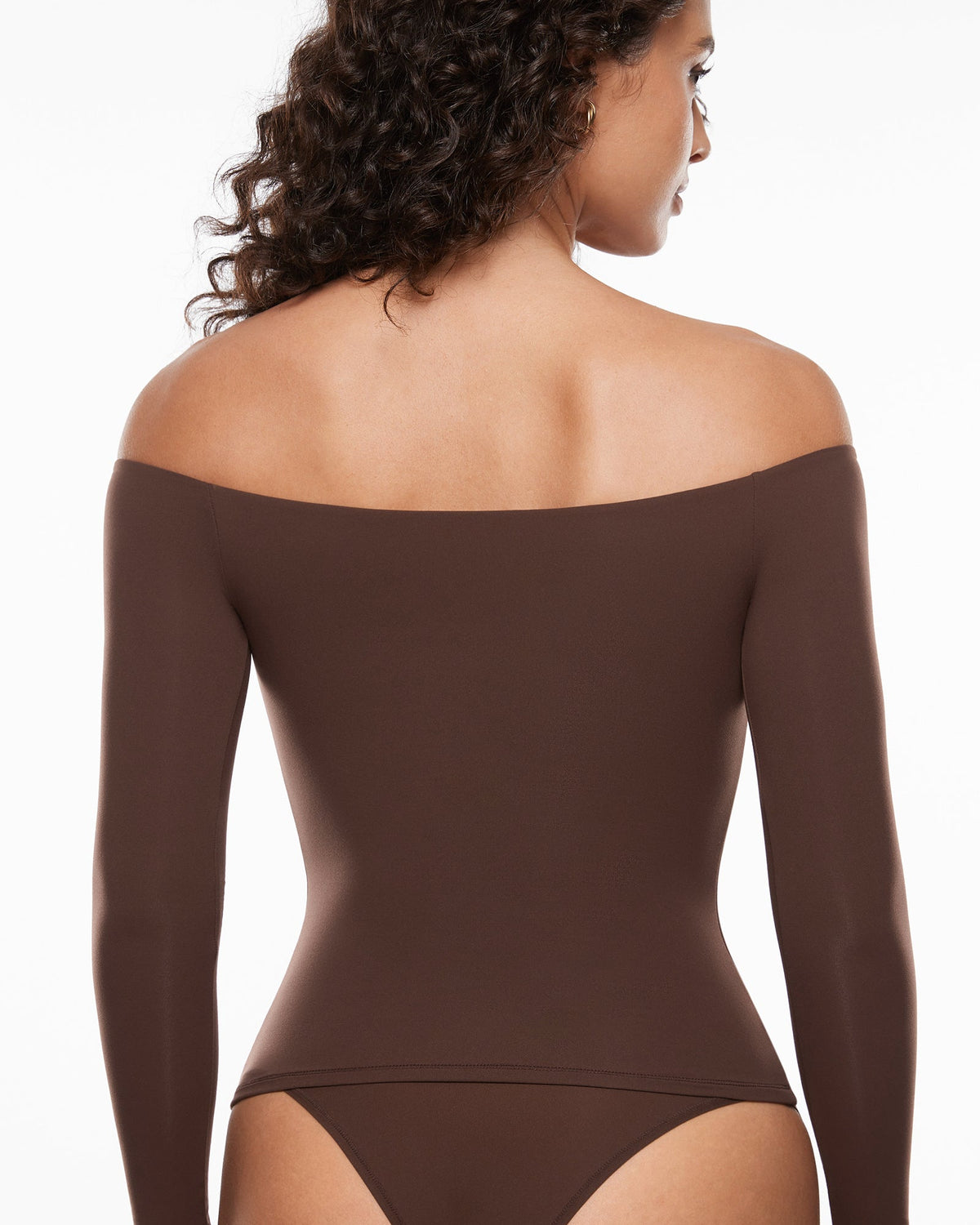 Inbarely® Soft Off The Shoulder Long Sleeve Top