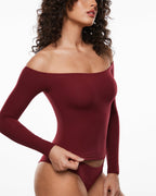 Inbarely® Soft Off The Shoulder Long Sleeve Top