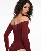 Inbarely® Soft Off The Shoulder Long Sleeve Top