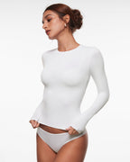 Inbarely® Brush Crewneck Long Sleeve Top
