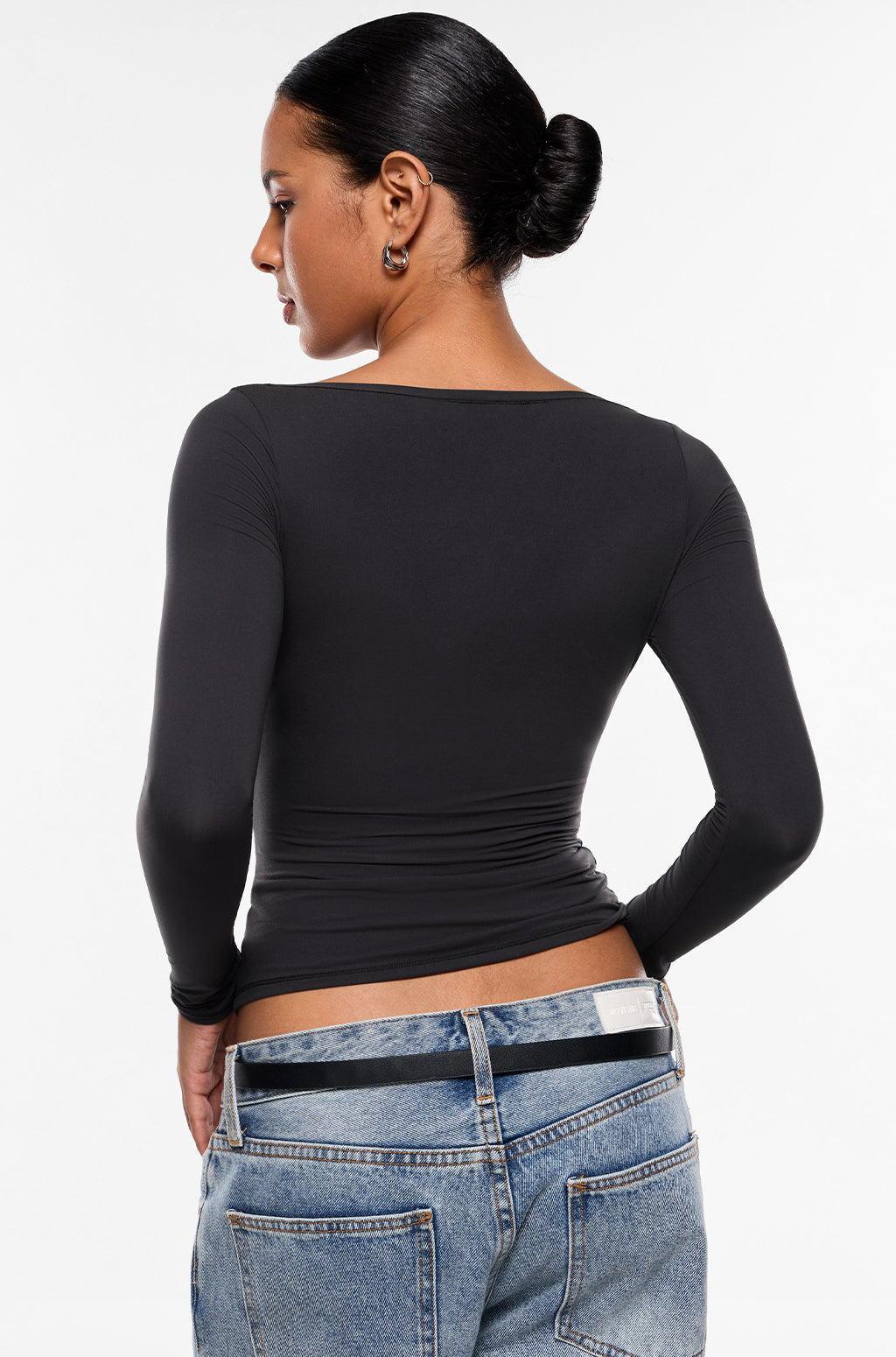 Inbarely® Ultra Boat Neck Long Sleeve Shirts