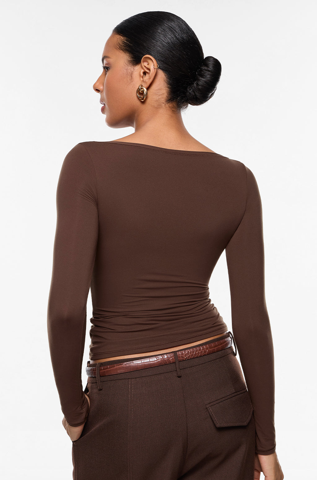 Inbarely® Ultra Boat Neck Long Sleeve Shirts