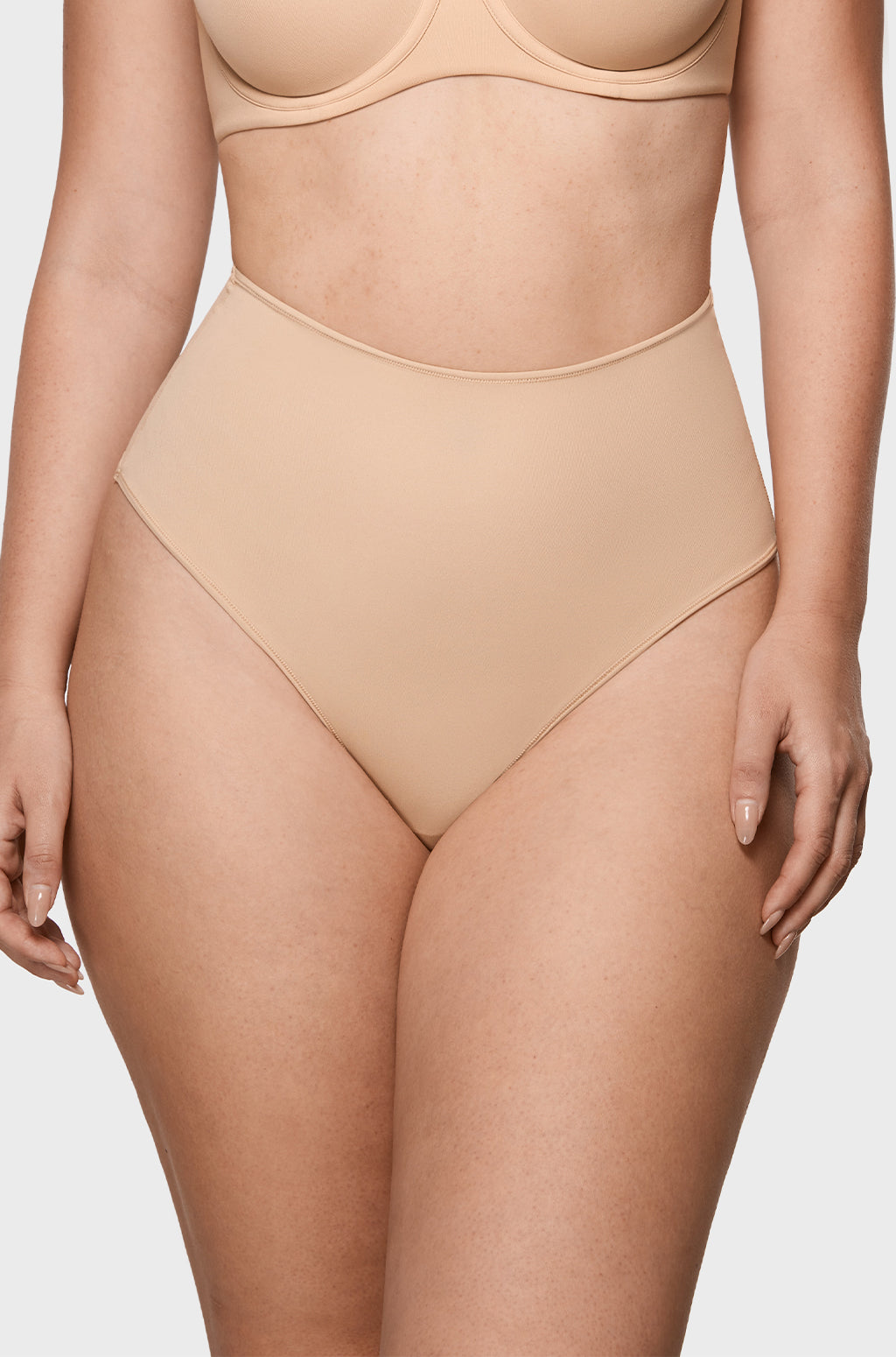 Inbarely® Plus High Waisted Thongs 3 Pack