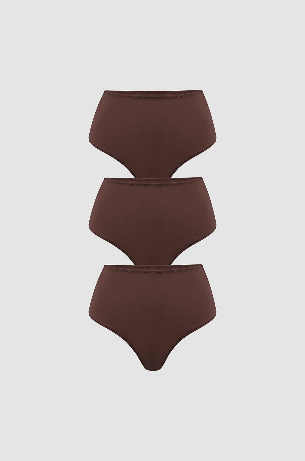 Inbarely® Plus High Waisted Thongs 3 Pack