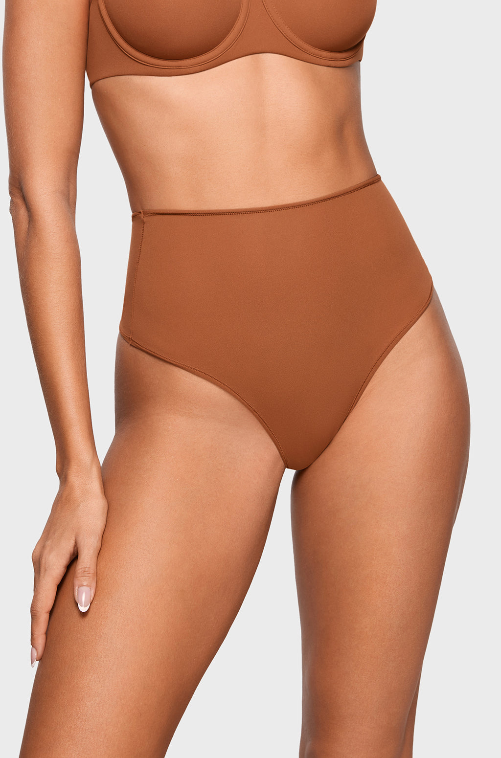 Inbarely® Plus High Waisted Thongs 3 Pack