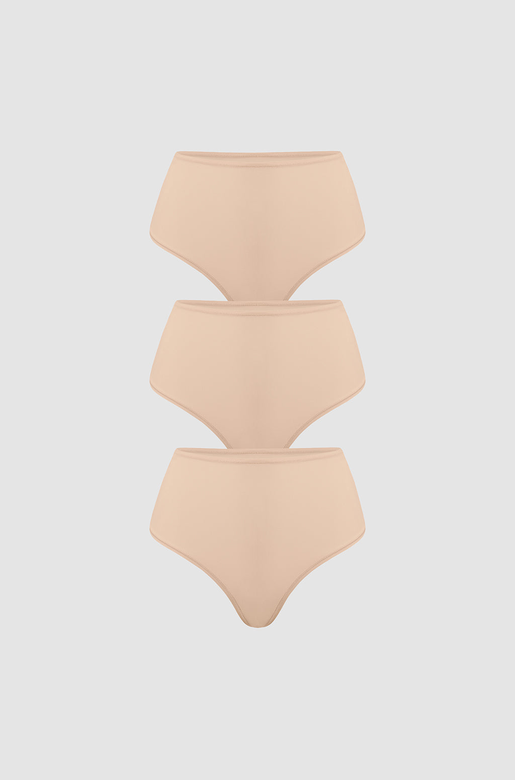 Inbarely® Plus High Waisted Thongs 3 Pack