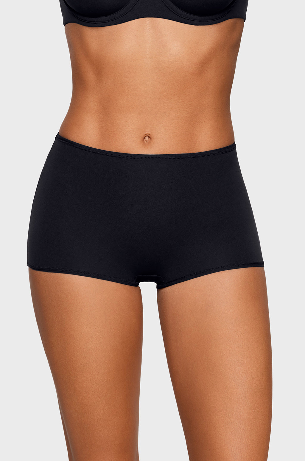 Inbarely® Plus Mid Waist Boy Shorts 3 Pack