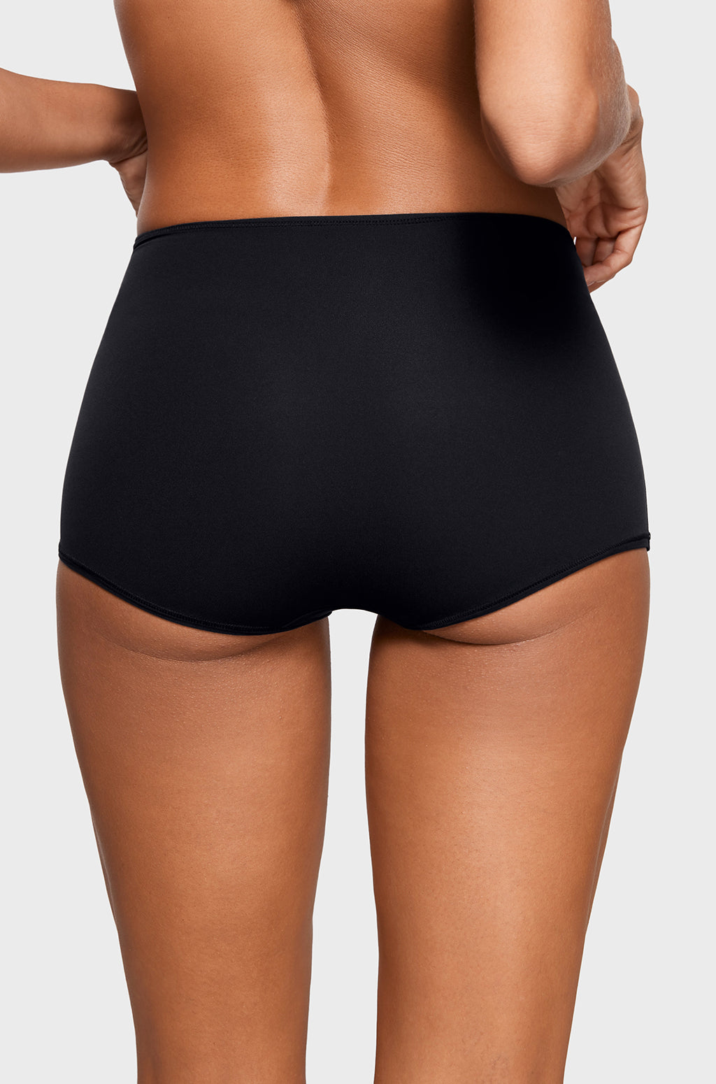 Inbarely® Plus Mid Waist Boy Shorts 3 Pack