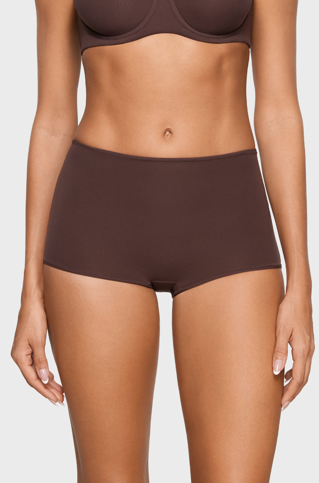 Inbarely® Plus Mid Waist Boy Shorts 3 Pack