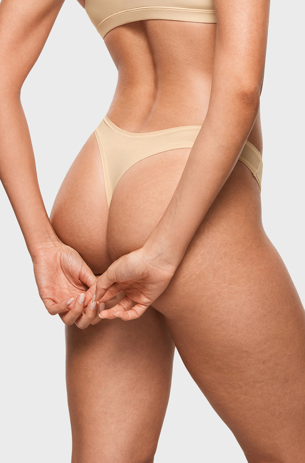 Inbarely® Soft V-shaped Low Rise Thongs 3 Pack