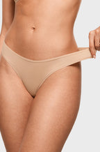 Inbarely® Soft V-shaped Low Rise Thongs 3 Pack