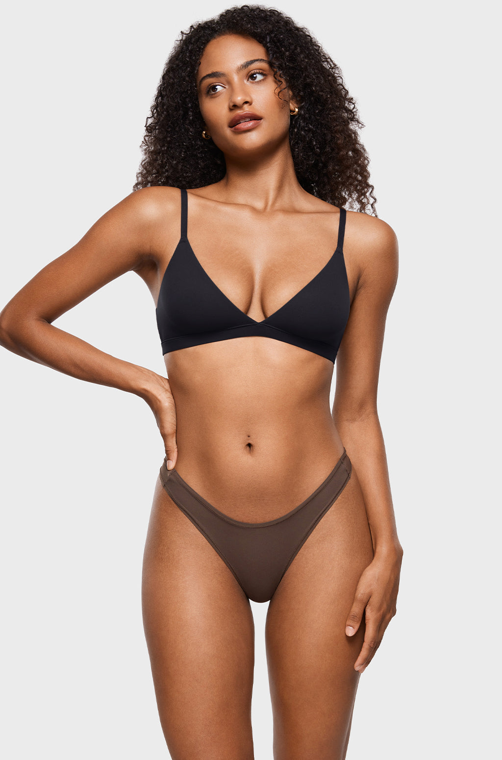 Inbarely® Soft V-shaped Low Rise Thongs 3 Pack