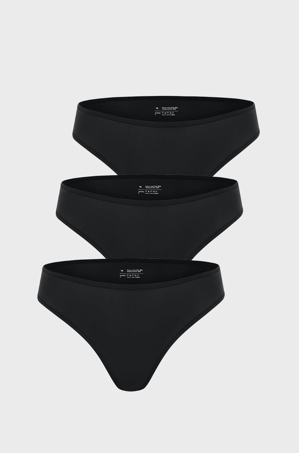 Inbarely® Soft High Cut Cheeky Briefs 3 Pack